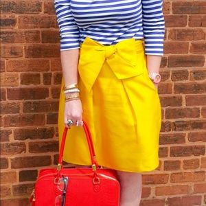 Kate Spade Black Bow Skirt Sz 8